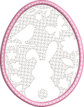 Lingette ITH Embossage “Lapin” - Fichier Broderie 10x10
