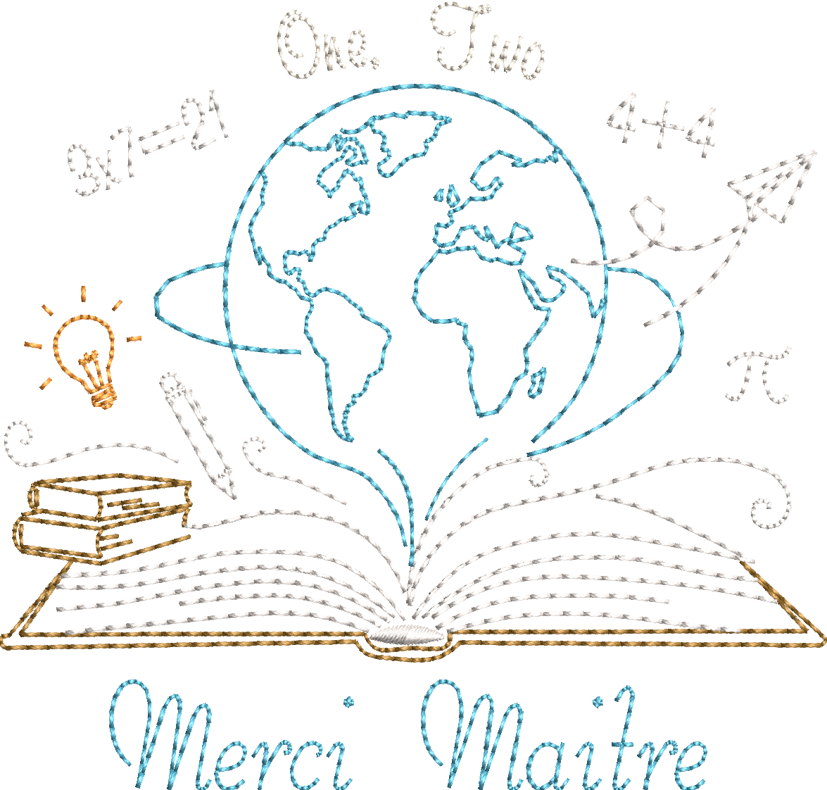 Collection Merci Maître, Maîtresse, ATSEM, AESH & Nounou – Fichiers Broderie Machine Complets