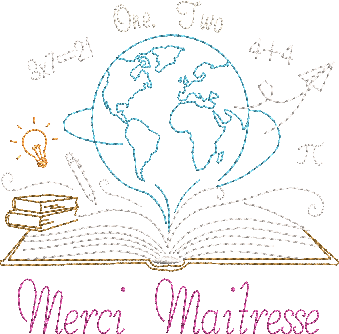 Collection Merci Maître, Maîtresse, ATSEM, AESH & Nounou – Fichiers Broderie Machine Complets