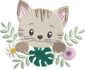 chat-fleuri-motif-broderie-machine-3-tailles