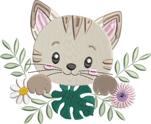 chat-fleuri-motif-broderie-machine-3-tailles
