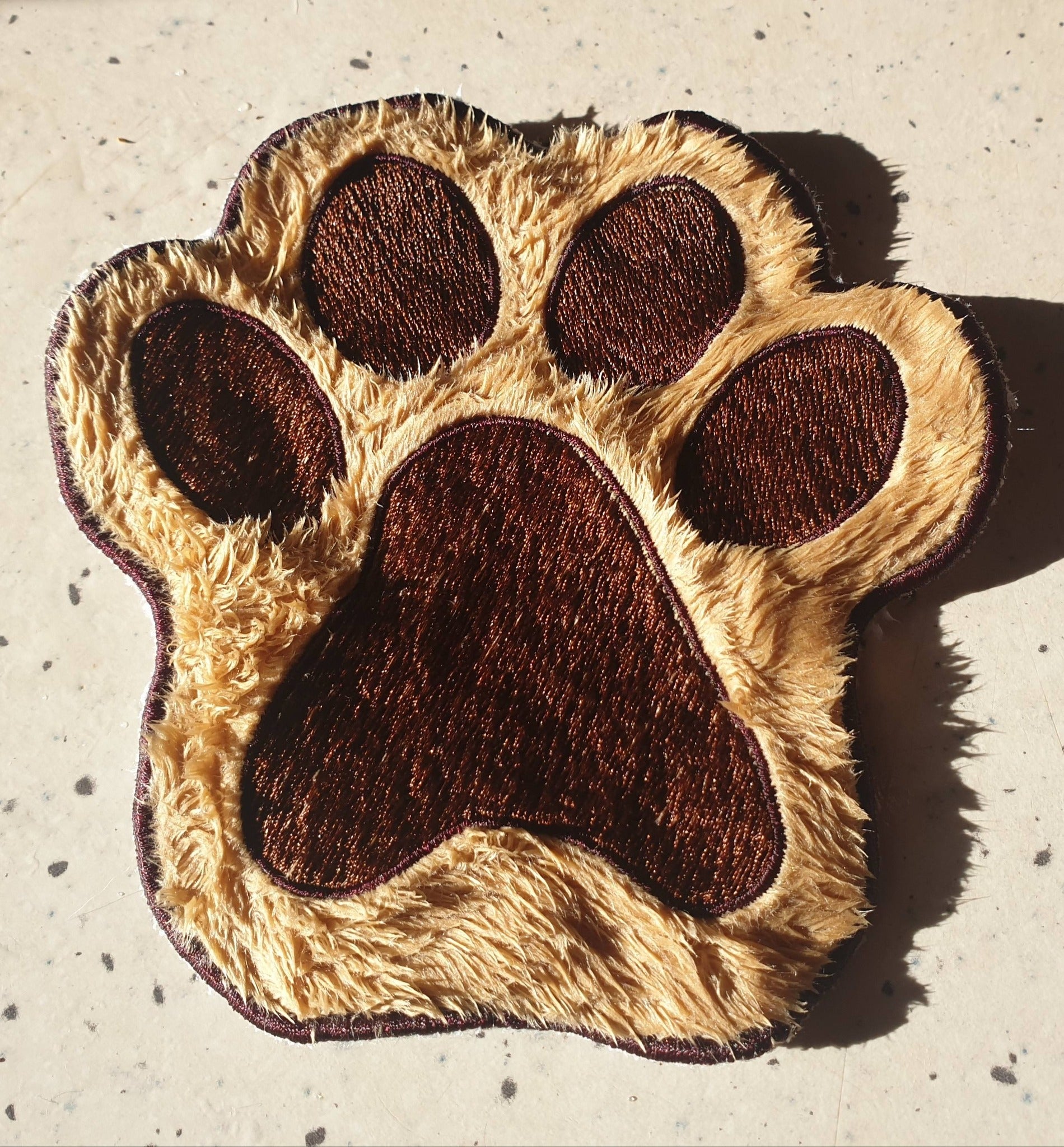 Lingette ITH en forme de patte de chien ou chat- Fichier Broderie 10x10, 13x13, 15x15, plaques