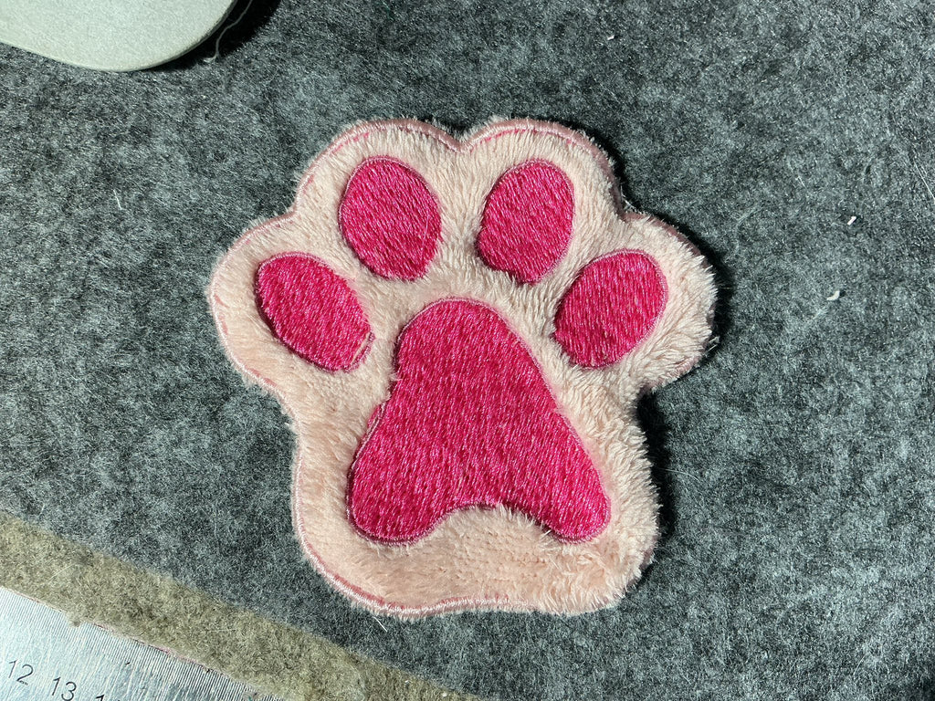 Lingette ITH en forme de patte de chien ou chat- Fichier Broderie 10x10, 13x13, 15x15, plaques