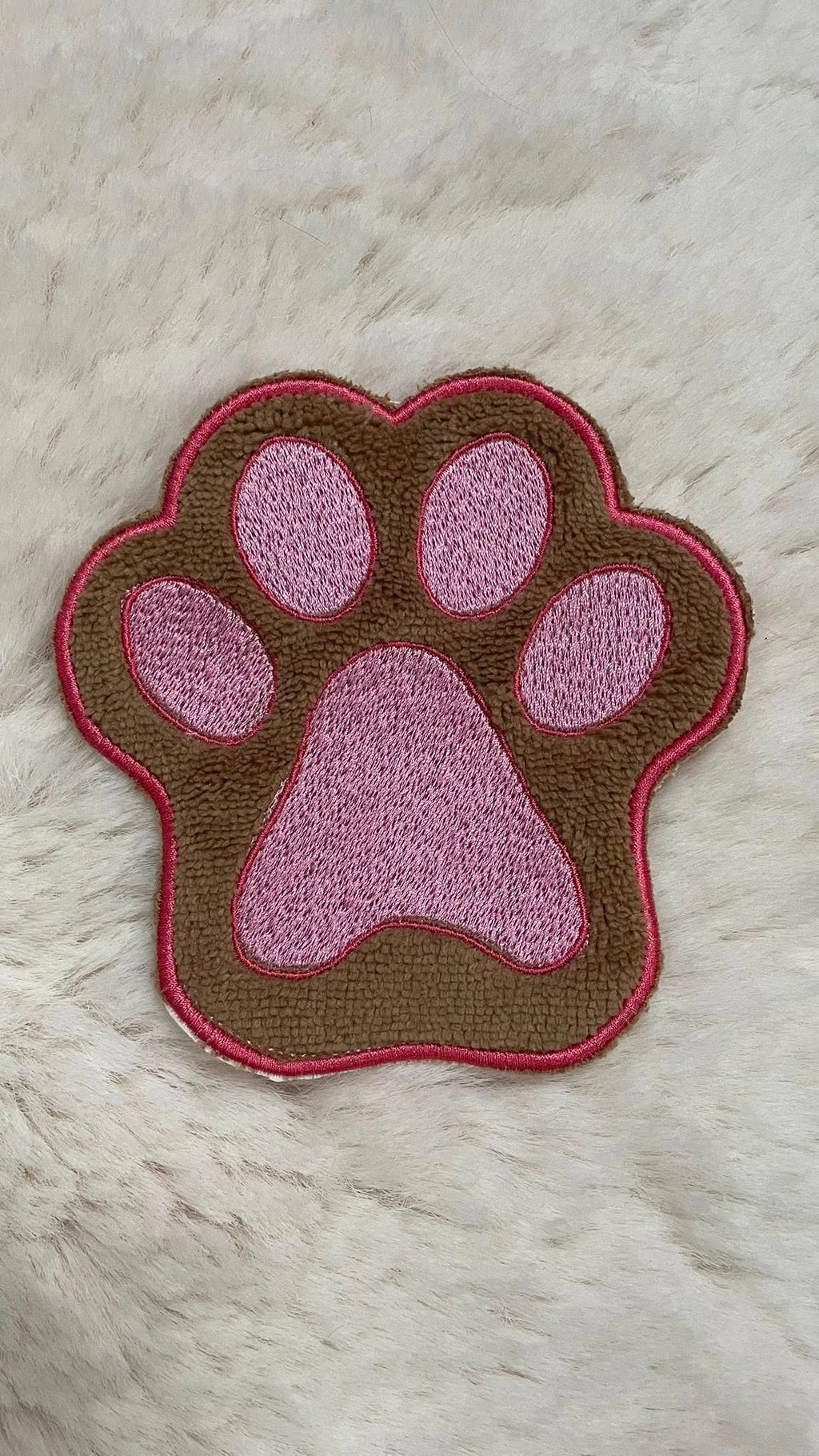 Lingette ITH en forme de patte de chien ou chat- Fichier Broderie 10x10, 13x13, 15x15, plaques