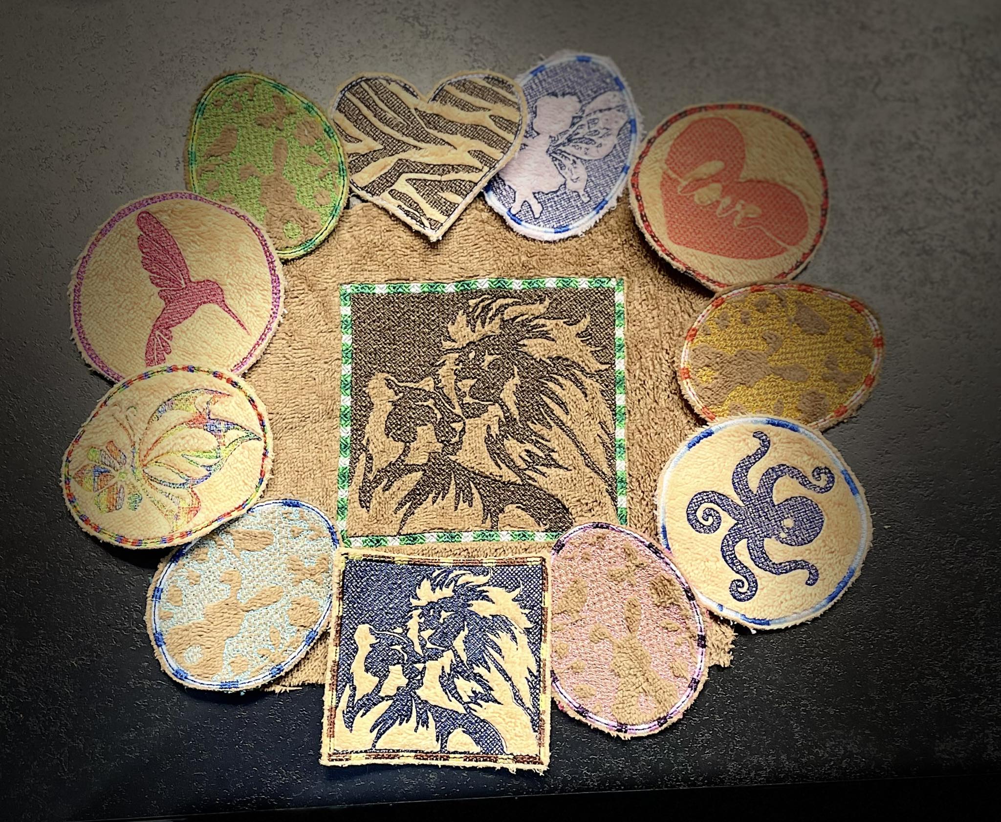 Lingette ITH Embossage “Fée” - Fichier Broderie 10x10