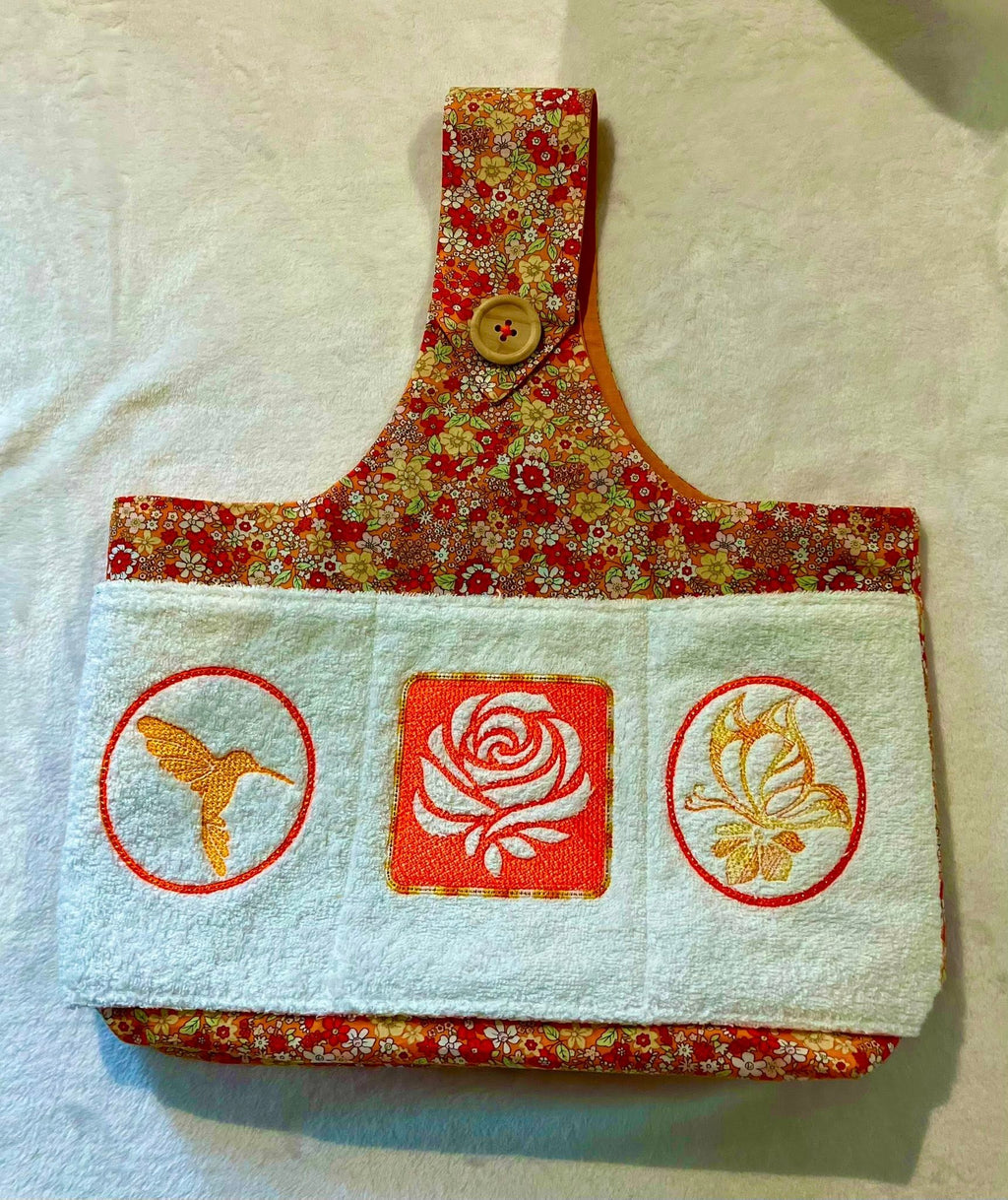 Lingette ITH Embossage “Colibri” - Fichier Broderie 10x10