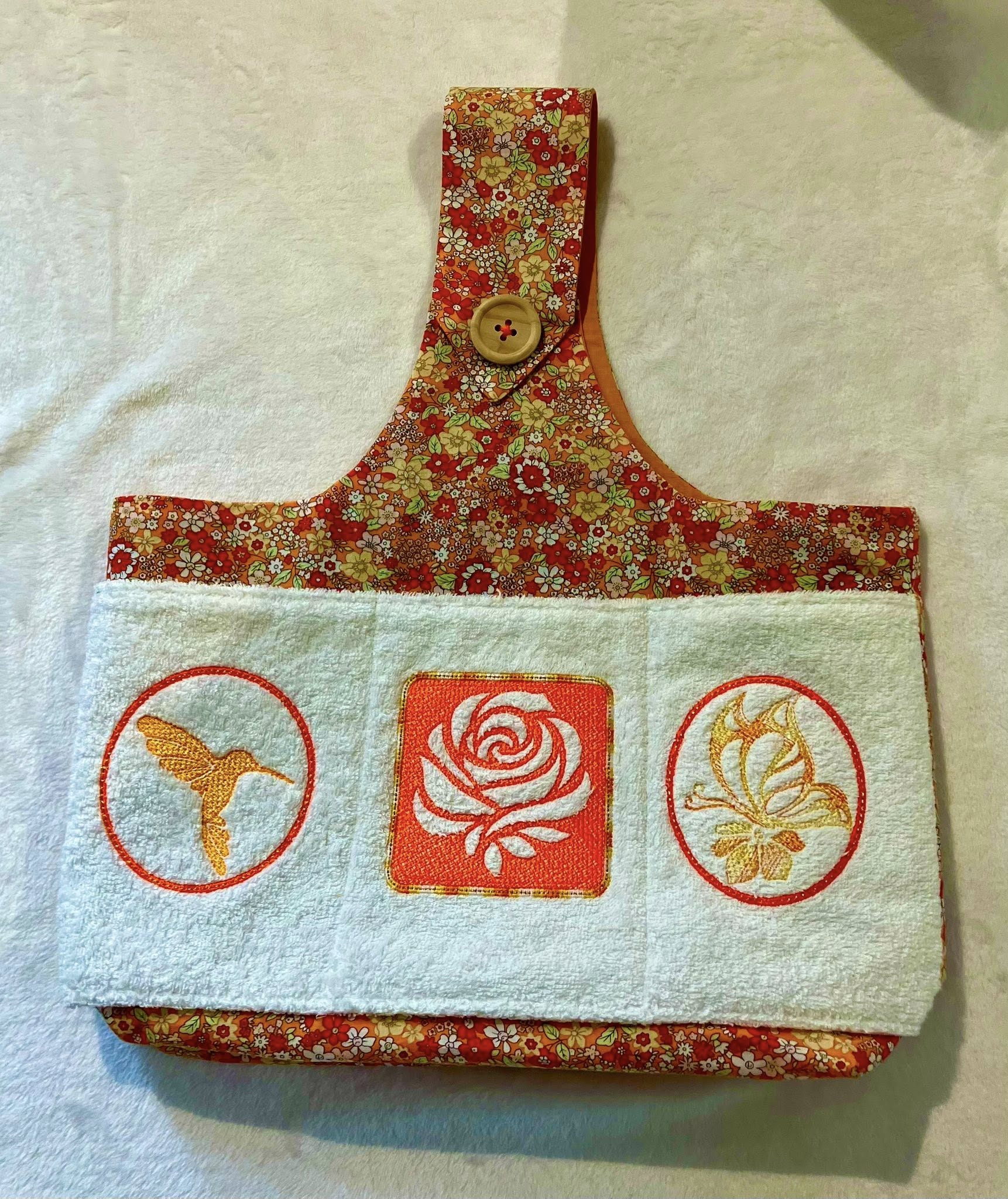 Lingette ITH Embossage “Colibri” - Fichier Broderie 10x10
