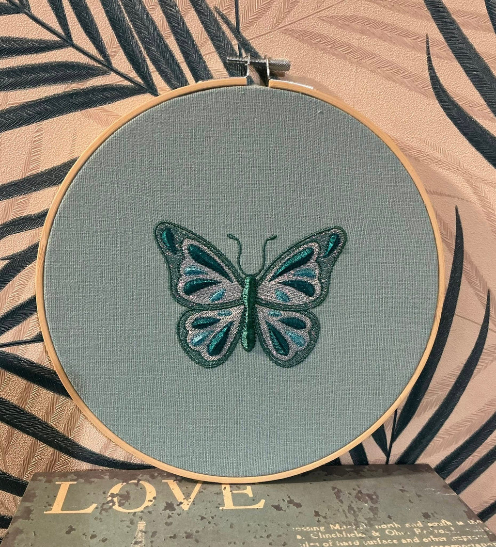 Papillon Velvet Effet velours – Fichier Broderie Disponible 10x10
