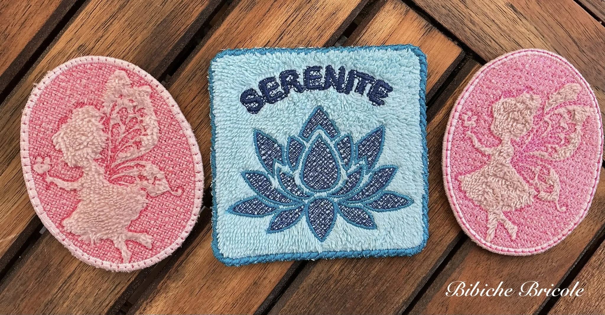 Lingette ITH Embossage “Lotus Sérénité” - Fichier Broderie 10x10
