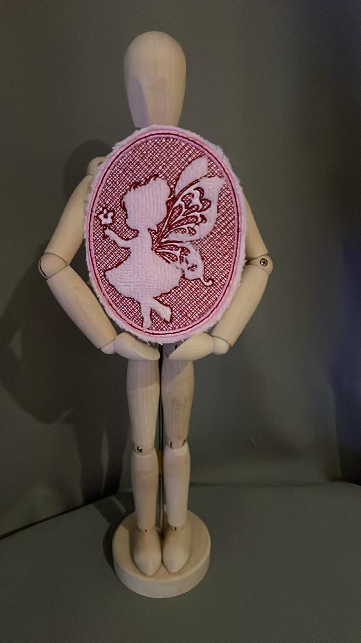 Lingette ITH Embossage “Fée” - Fichier Broderie 10x10