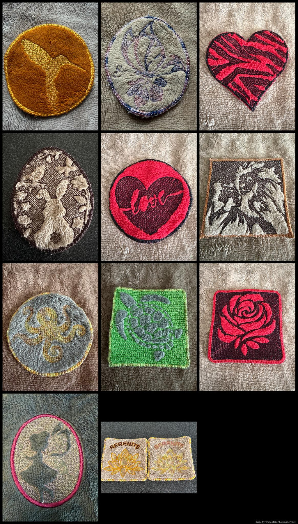 Lingette ITH Embossage “Lotus Sérénité” - Fichier Broderie 10x10