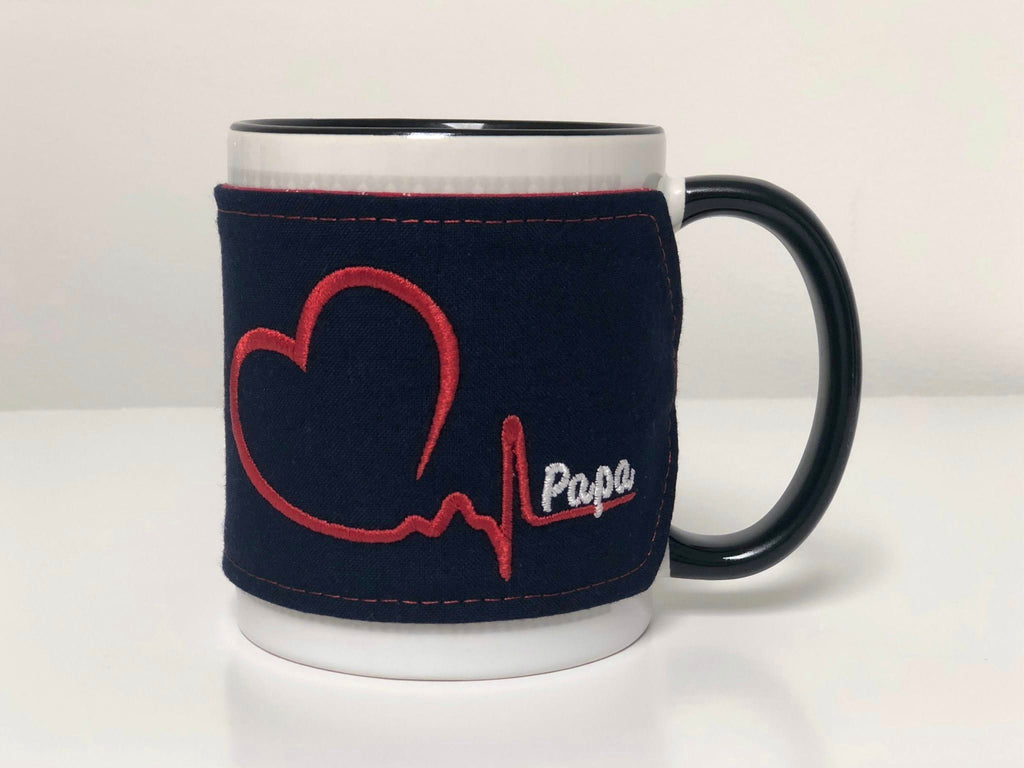 Papa, Mon Battement de Cœur – Fichier Broderie Disponible 10x10