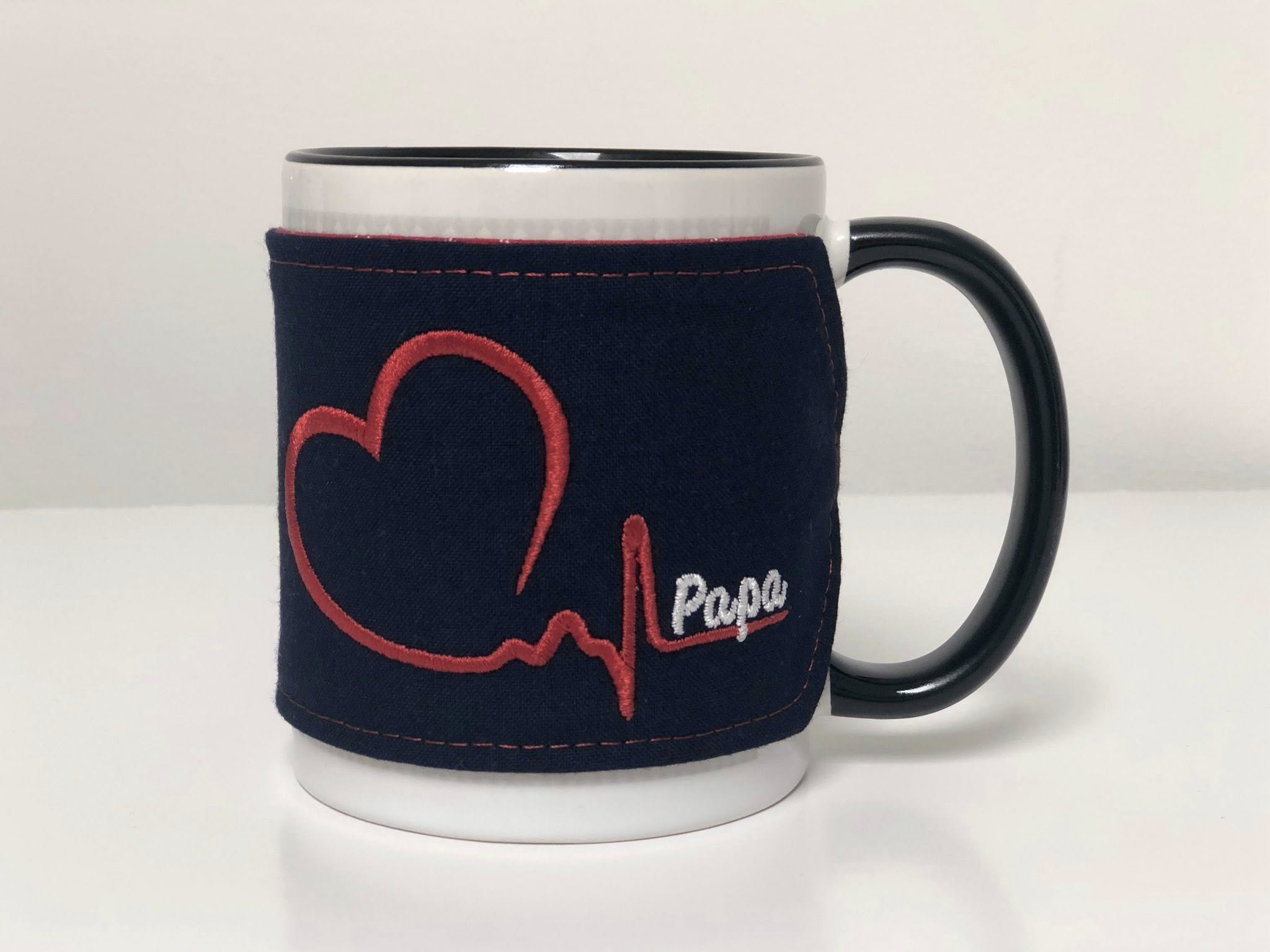 Papa, Mon Battement de Cœur – Fichier Broderie Disponible 10x10