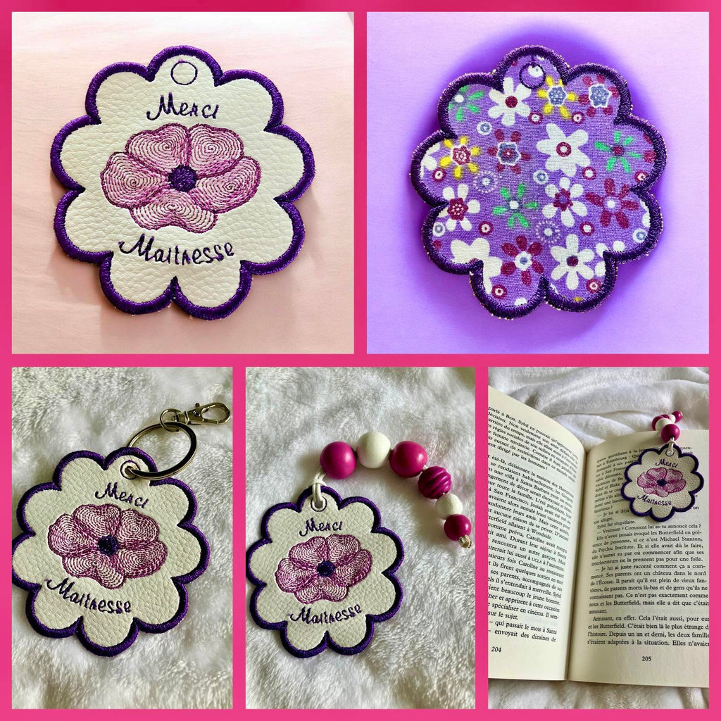 Collection Merci Maître, Maîtresse, ATSEM, AESH & Nounou – Fichiers Broderie Machine Complets