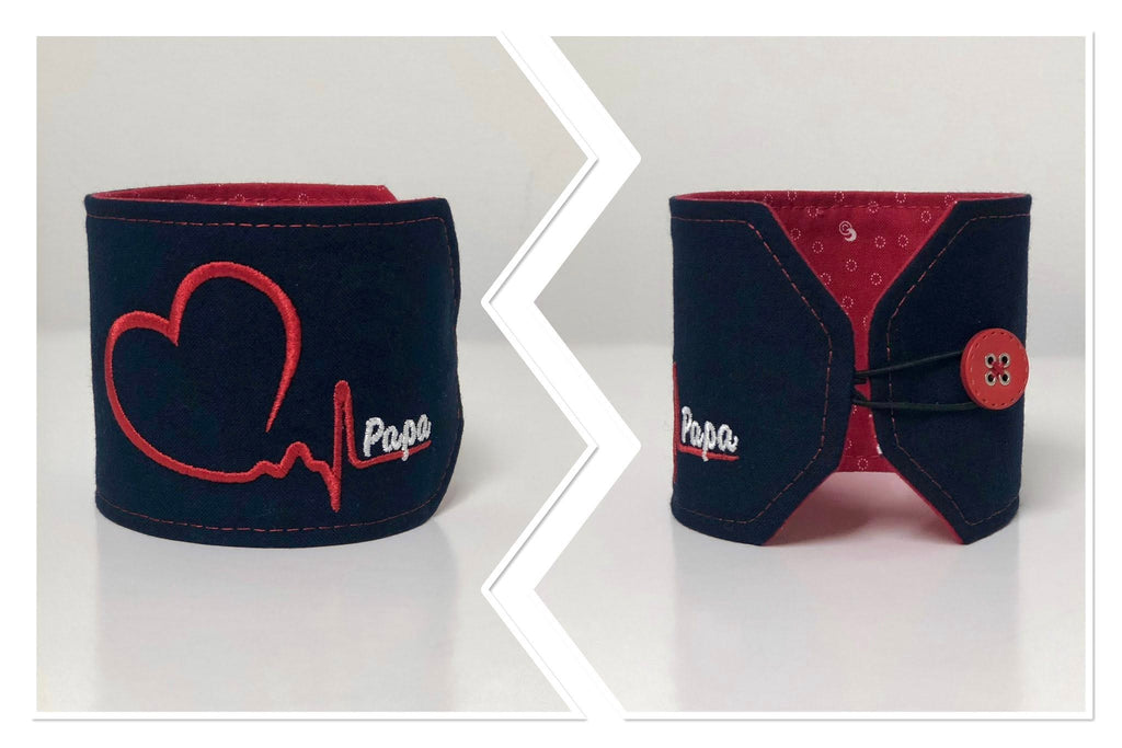 Papa, Mon Battement de Cœur – Fichier Broderie Disponible 10x10