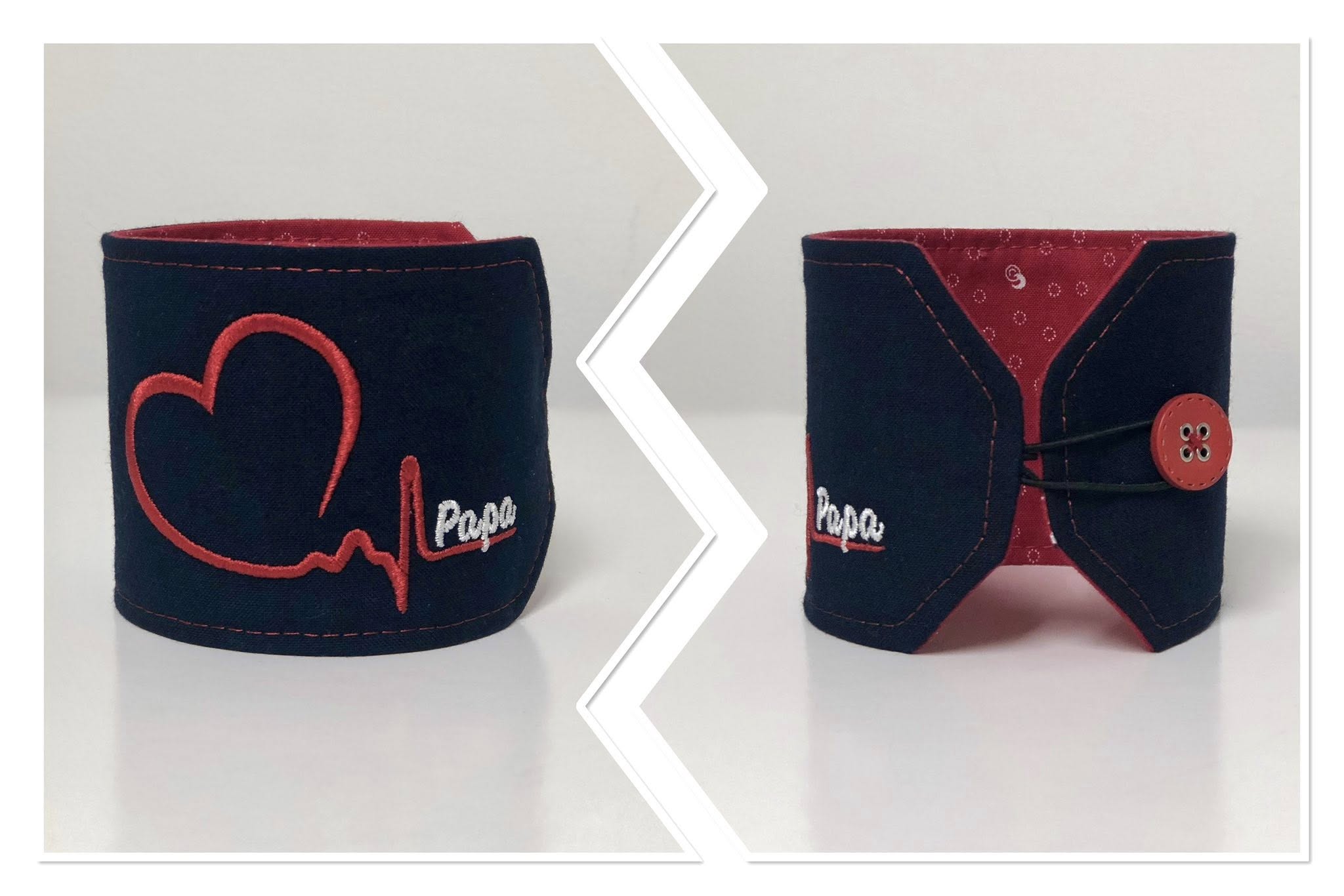 Papa, Mon Battement de Cœur – Fichier Broderie Disponible 10x10