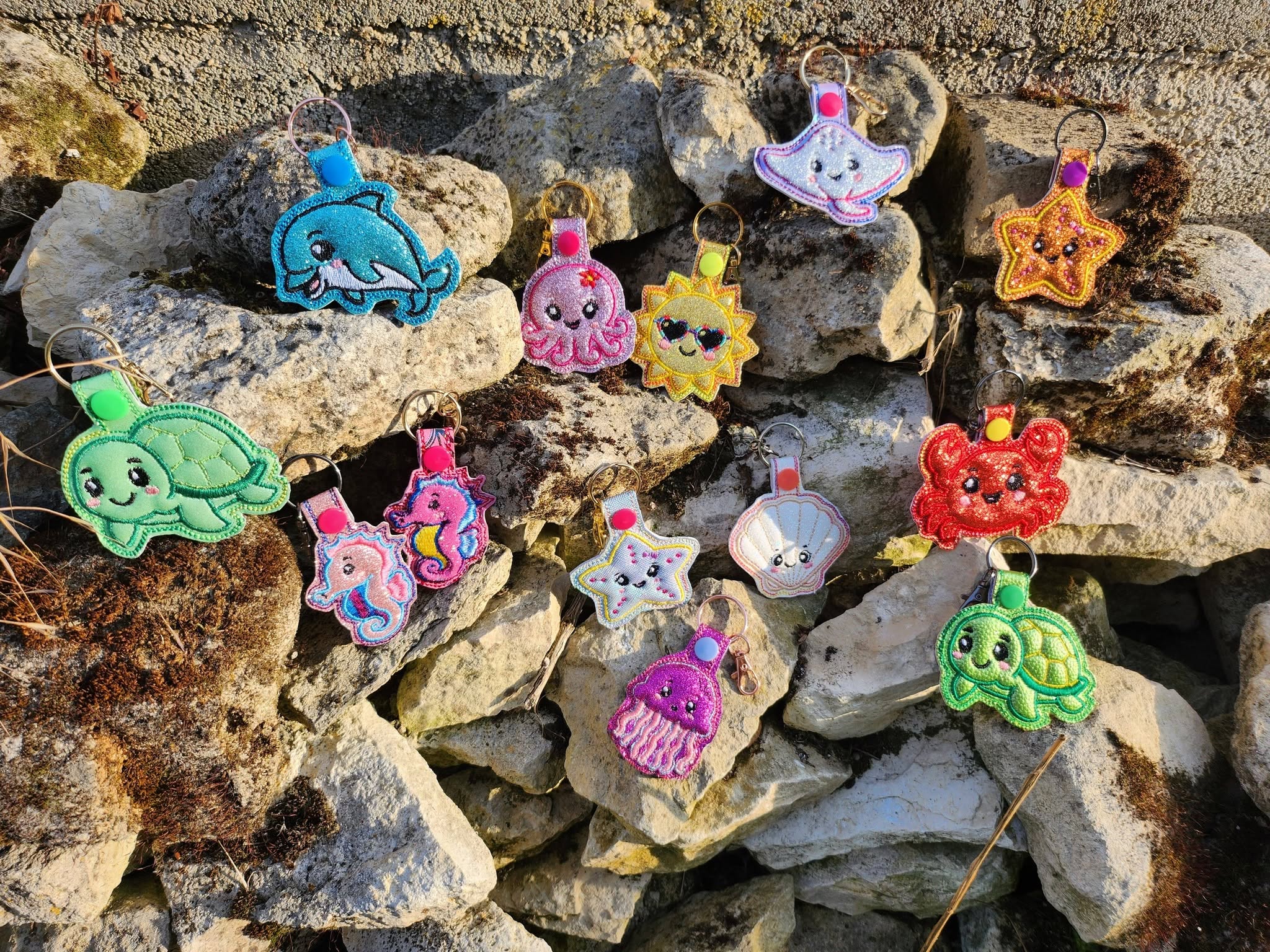 Porte-clé ITH Tortue 3D – Fichier Broderie Disponible 10x10
