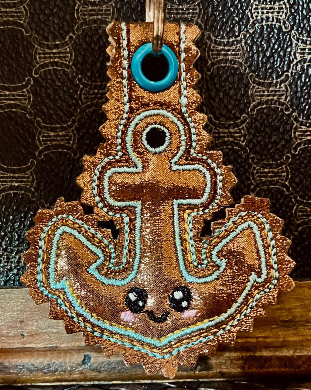 Pack de 3 porte-clés ITH Océan 3D au choix comprenant des modèles kawaii marins – Fichiers broderie machine AK Broderie