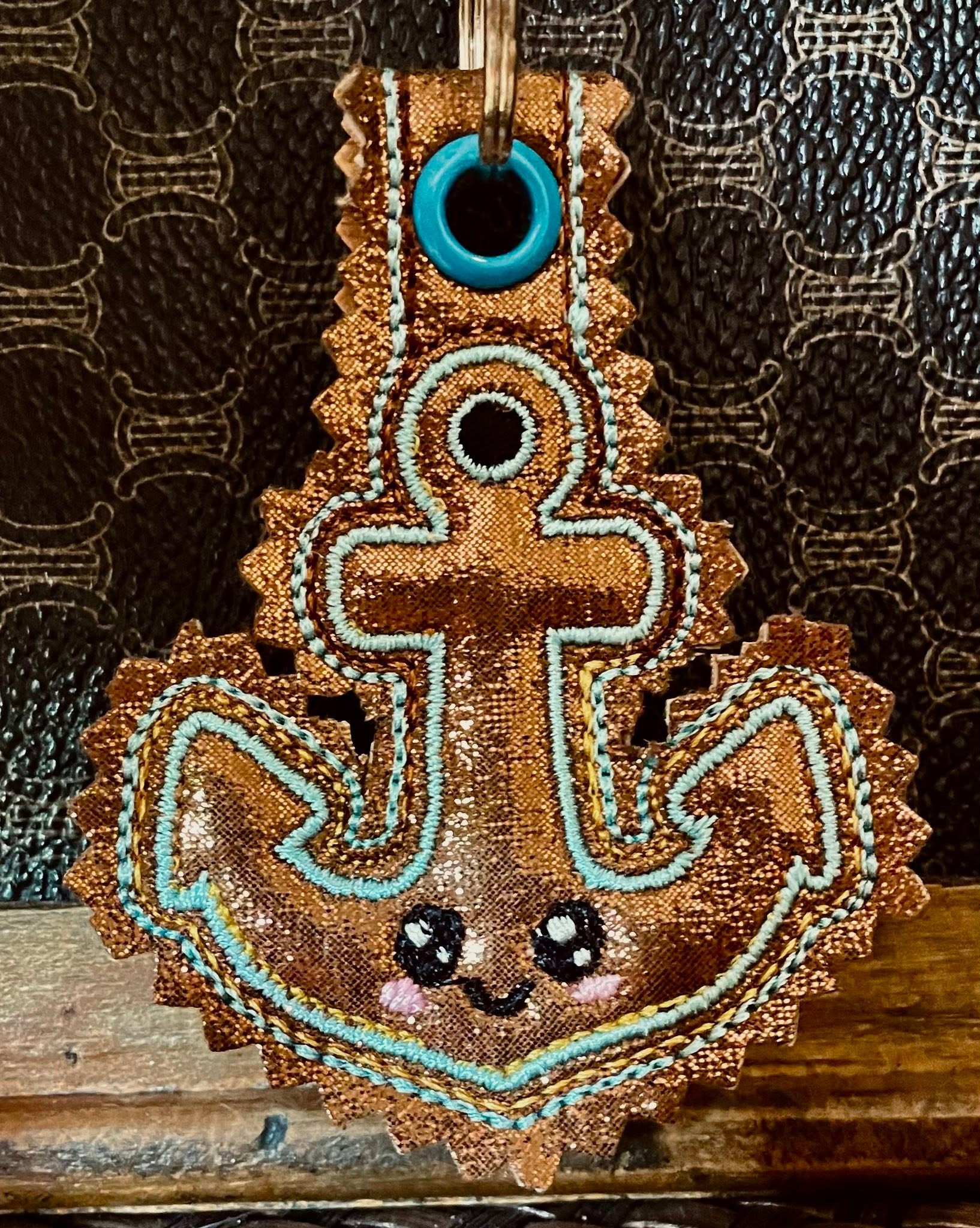 Pack de 3 porte-clés ITH Océan 3D au choix comprenant des modèles kawaii marins – Fichiers broderie machine AK Broderie