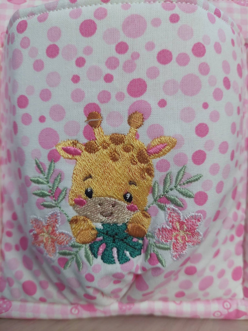 Girafe Fleurie – Motif de Broderie Machine – 3 Tailles