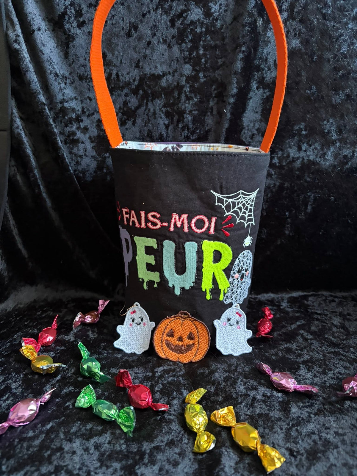 Fais-moi Peur – Halloween – Motif de Broderie Machine – 3 Tailles