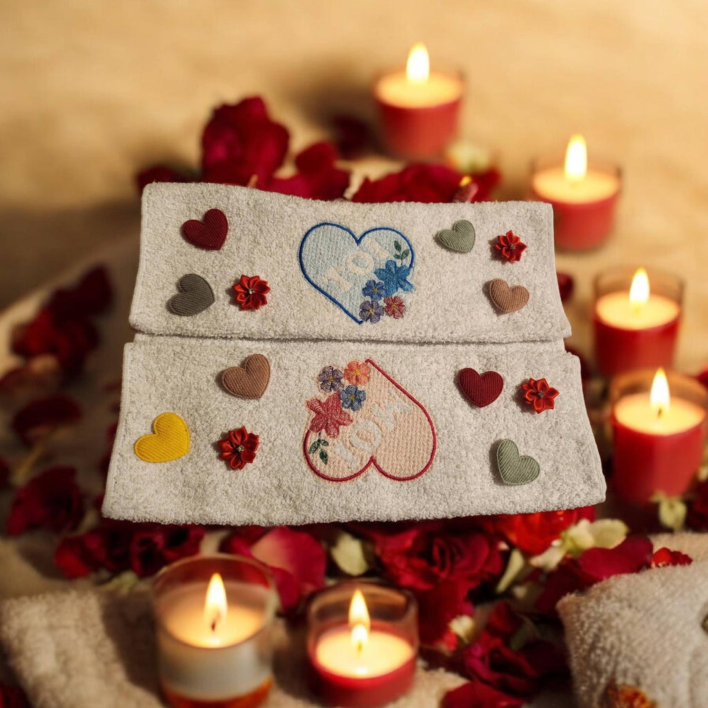 Embossage Toi & Moi - 2 Motifs de broderie : Motif Toi + Motif Moi - Format disponible : 10x10, 15x15 pack 2 tailles
