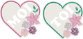 Embossage Toi & Moi - 2 Motifs de broderie : Motif Toi + Motif Moi - Format disponible : 10x10, 15x15 pack 2 tailles