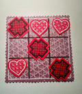 Jeu du Morpion (Tic tac Toe) - Motif ITH de Broderie - 2 motifs le plateau de jeu et les pions - Format 10x10