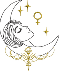 Journée des droits de la femme - Motif de broderie - Format disponible 10x10
