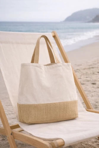 Sac en Toile de Coton et Jute à Personnaliser en broderie