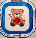 Nounours coeur de franges - Motif de broderie - Format disponible 10x10